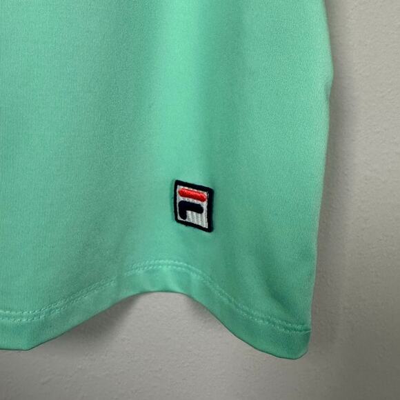 FILA Green & Navy Striped Sleeveless Tank Top Women's Medium - Picture 3 of 6